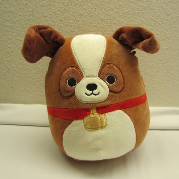 Squishmallows 8" Sassafras the Saint Bernard PLUSH DOG‎ High 9'' - Picture 1 of 14